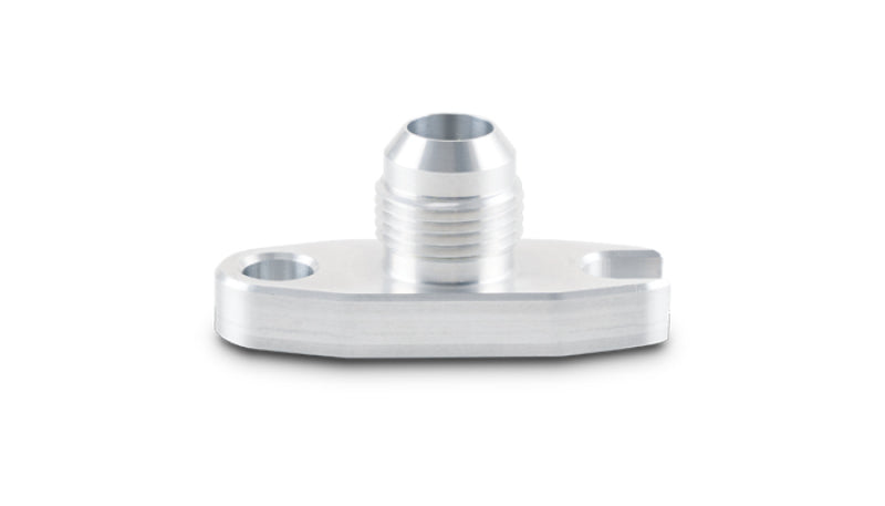 Vibrant 28491 FITS: 2.00in Bolt Hole -10AN Male Flare Aluminum Oil Drain Flange w/Crowfoot Flanges