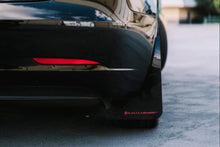 Load image into Gallery viewer, Rally Armor MF62-UR-BLK/WH FITS: 17-23 Tesla Model 3 Black UR Mud Flap w/White Logo Mud Flaps
