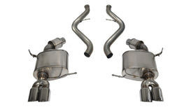CORSA Performance 14568 FITS: Performance 08-12 BMW M3 Convertible E93 Polished Sport Cat-Back Exhaust Catback