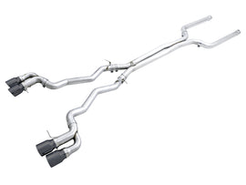 AWE Tuning 3020-43078 FITS: 18-19 BMW M5 (F90) 4.4T AWD Cat-back Exhaust Track Edition (Diamond Black Tips) Catback
