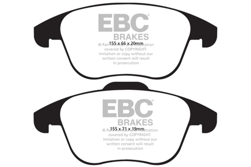 EBC UD1375 FITS: 15 and up Audi Q3 2.0 Turbo Ultimax2 Front Brake Pads Brake Pads OE