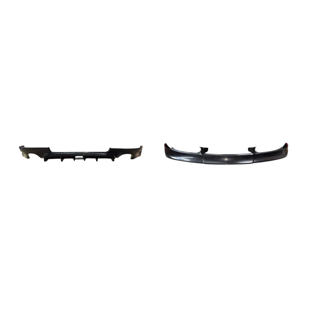 Porsche 996.1 front lip and rear diffuser made of polyurethane, aerodynamic upgrade for 1999-2001 models by BetterBodies Motorsport.