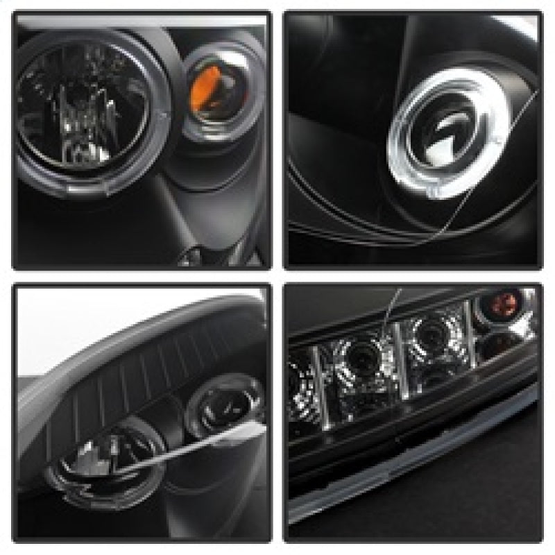 SPYDER 5010001 FITS: Dodge Ram 1500 06-08/Ram 2500 06-09 Projector Headlights LED Halo LED Blk PRO-YD-DR06-HL-BK Headlights