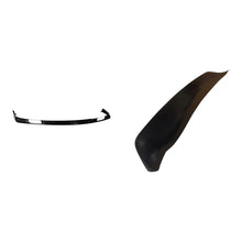Load image into Gallery viewer, Porsche 997.1 front lip and small wing in polyurethane for aero upgrade, installed on a 2005-2008 sports car.