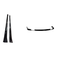 Load image into Gallery viewer, Porsche 997.2 Aero Kit front lip and side rockers by BetterBodies Motorsport for 2009–2012 model, shown on the car.
