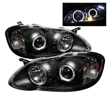 Load image into Gallery viewer, SPYDER 5011787 FITS: Toyota Corolla 03-08 Projector Headlights LED Halo- LED Blk Low H1 PRO-YD-TC03-HL-BK Headlights