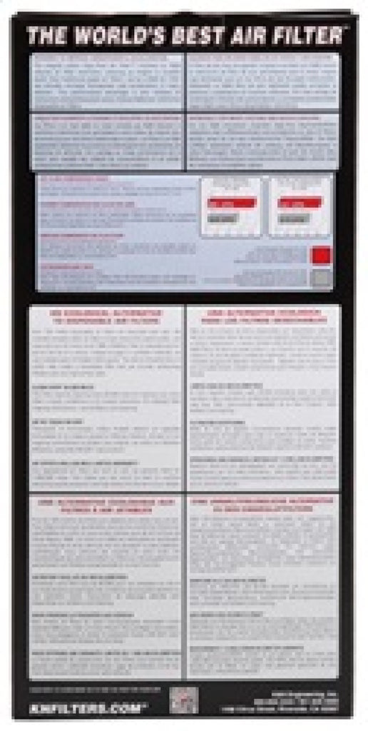 K&N Engineering 33-2128 FITS:K&N 96-07 Audi / 99-05 Seat / 96-04 Skoda / 97-09 VW Drop In Air Filter Air Filters Drop In
