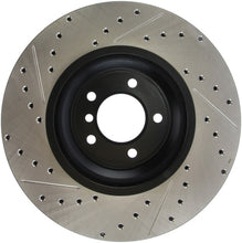 Load image into Gallery viewer, Stoptech 127.34093L FITS:StopTech 07-09 BMW 335 (E90/E92/E93) Slotted &amp; Drilled Left Front Rotor Brake Rotors Slot &amp; Drilled