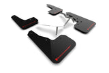 Rally Armor MF90-UR-BLK/RD FITS: 22-25 Honda Civic/Civic Si/Sport Black UR Mud Flap w/Red Logo Mud Flaps