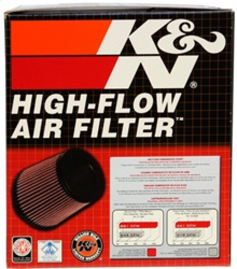 K&N Engineering RU-5176 FITS:K&N Universal Rubber Filter-Round Tapered 3in Flange ID x 6in Base OD x 6in Top OD x 5in H Air Filters Universal Fit