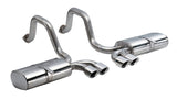 CORSA Performance 14111 FITS: 1997-2004 Chevrolet Corvette C5 Z06 5.7L V8 Polished Sport Axle-Back Exhaust Axle Back