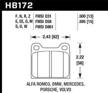 Load image into Gallery viewer, Hawk Performance HB172F.595 FITS:Hawk HPS Street Brake Pads Brake Pads Performance