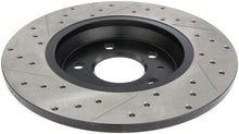 Load image into Gallery viewer, Stoptech 127.33127L FITS:StopTech Power Slot 09-10 Audi A4/A4 Quattro / 08-10 A5 / 10 S4 Rear Left Drilled &amp; Slotted Rotor Brake Rotors Slot &amp; Drilled