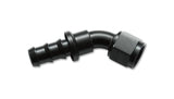 Vibrant Push-On 30 Degree Hose End Elbow FittingSize -4AN