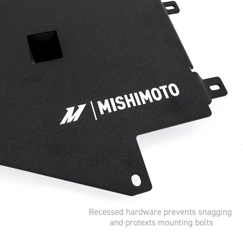 Mishimoto MMSD-G80-21WBK FITS: Skid Plates FITS: 2021+ BMW G80 M3 Skid Plate Engine Wrinkle Black Skid Plates