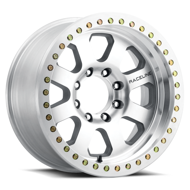 Raceline RT260M-79081-12 FITS: RT260M Avenger 17x9in / 8x170 BP / -12mm Offset / 130.81mm Bore Machined Beadlock Wheel Wheels Cast