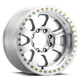 Raceline RT260M-79081-12 FITS: RT260M Avenger 17x9in / 8x170 BP / -12mm Offset / 130.81mm Bore Machined Beadlock Wheel Wheels Cast
