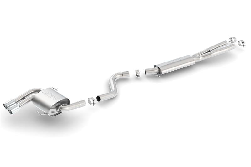 Borla 140505 FITS: 08-12 BMW 328i Sdm E90 2.0L RWD Dual Left Rear Exit Touring Cat-Back Exhaust Catback
