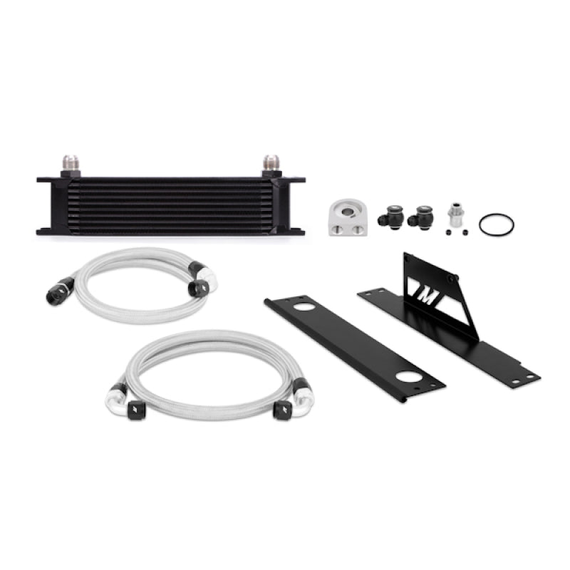 Mishimoto MMOC-WRX-01BK FITS: Oil Coolers FITS: 01-05 Subaru WRX/STi Oil Cooler Kit Black Oil Coolers