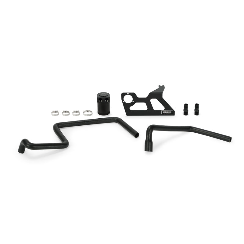 Mishimoto MMBCC-WR6-07PBE2 FITS: 07-11 Jeep Wrangler JK Baffled Oil Catch Can Black Oil Catch Cans