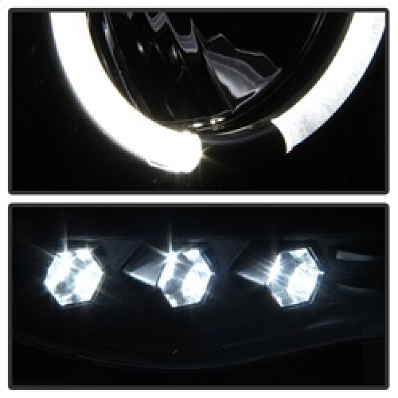 SPYDER 5009975 FITS: Dodge Ram 1500 02-05/Ram 2500 03-05 Projector Headlights LED Halo LED Blk PRO-YD-DR02-HL-BK Headlights