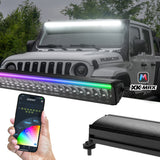 XK Glow XKmax 40in Offroad Light Bar w/ RGBW Chasing DRL & App Control