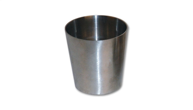 Vibrant 2685 FITS: 1.5in x 2in T304 SS Straight Reducer 2in long Steel Tubing