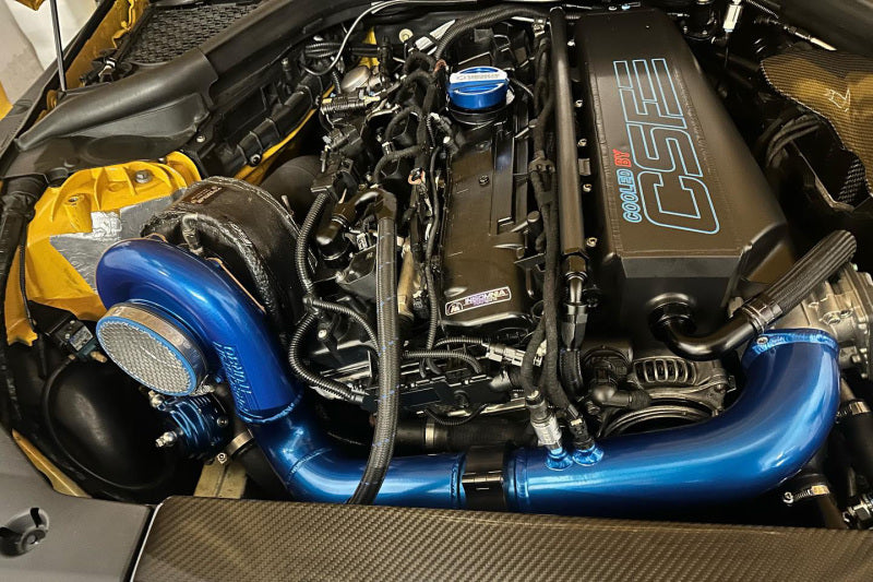 CSF 8400 FITS: Gen 2 B58 Race X Charge-Air-Cooler Manifold Raw Billet Aluminum Finish Intercoolers
