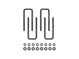 ICON Rear 8.0in U-Bolt Kit FITS: Toyota - ICO52050