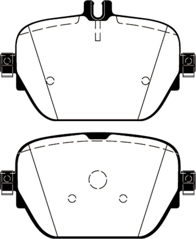 EBC DP42314R FITS: 2019+ Mercedes-Benz CLS53 AMG (C257) 3.0L Turbo Yellowstuff Rear Brake Pads Brake Pads Performance
