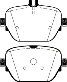 EBC DP42314R FITS: 2019+ Mercedes-Benz CLS53 AMG (C257) 3.0L Turbo Yellowstuff Rear Brake Pads Brake Pads Performance