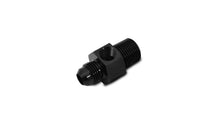 Load image into Gallery viewer, Vibrant 16496 FITS: -6AN Male to 3/8in NPT Male Union Adapter Fitting w/ 1/8in NPT Port Fittings