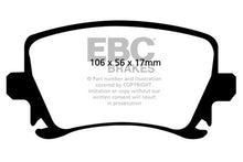 Load image into Gallery viewer, EBC DP31518C FITS: 06-13 Audi A3 2.0 Turbo (Girling rear caliper) Redstuff Rear Brake Pads Brake Pads Performance