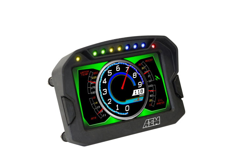 AEM 30-5603 FITS: CD-5LG Carbon Logging Digital Dash Display w/ Internal 10Hz GPS & Antenna Gauges