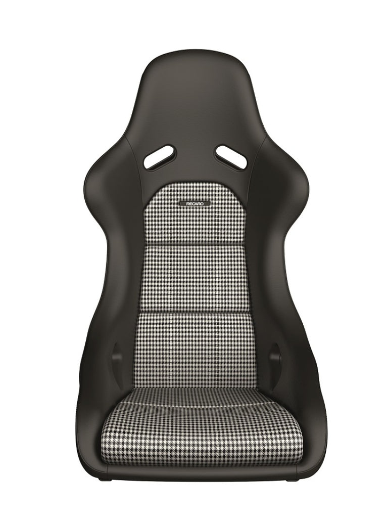 Recaro 087.00.0B25-01 FITS: Classic Pole Position ABE Seat Black Leather/Pepita Fabric Race Seats