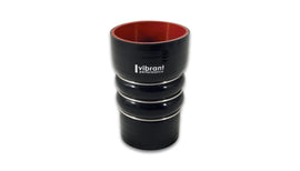 Vibrant 11865 FITS: Silicone Coupling 4 Ply Aramid CAC Hose 3in x 3.5in Inlet/Outlet Black Silicone Couplers & Hoses