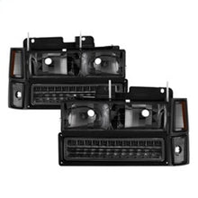 Load image into Gallery viewer, SPYDER 5069566 FITS:xTune 92-94 Blazer Full Size Corner/LED Bumper Headlights Smoke HD-JH-CCK88-LED-AM-SM-SET Headlights