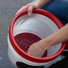 Load image into Gallery viewer, Chemical Guys DIRTTRAP02 FITS: Cyclone Dirt Trap Car Wash Bucket Insert Red Wash Buckets