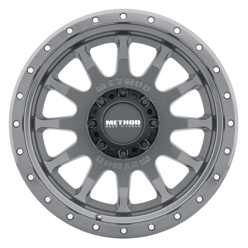 Method Wheels MR60521087824N FITS: Method MR605 NV 20x10 -24mm Offset 8x170 124.9mm CB Gloss Titanium Wheel Wheels Cast