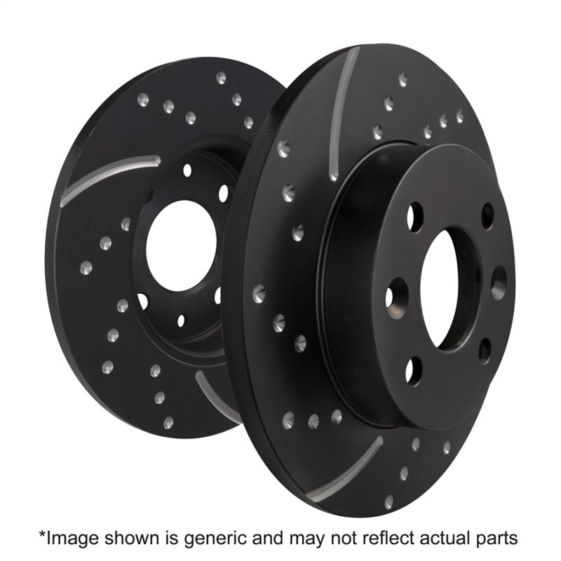 EBC GD167 FITS: 86-93 Volkswagen Cabriolet 1.8 GD Sport Rear Rotors Brake Rotors Slot & Drilled