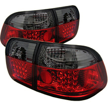 Load image into Gallery viewer, SPYDER 5005038 FITS: Honda Civic 96-98 4Dr LED Tail Lights Red Smoke ALT-YD-HC96-4D-LED-RS Tail Lights