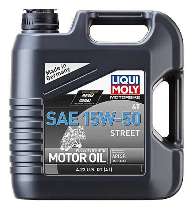 LIQUI MOLY 20060 FITS: 4L Motorbike 4T SAE 15W50 Street Motor Oils