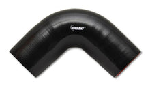 Load image into Gallery viewer, Vibrant 2843 FITS: 4 Ply Reinforced Silicone Elbow Connector 1.75in I.D. 90 deg. Elbow (BLACK) Silicone Couplers &amp; Hoses