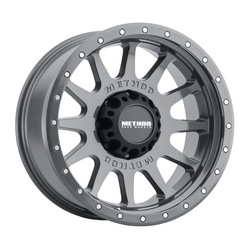 Method Wheels MR60521087824N FITS: Method MR605 NV 20x10 -24mm Offset 8x170 124.9mm CB Gloss Titanium Wheel Wheels Cast