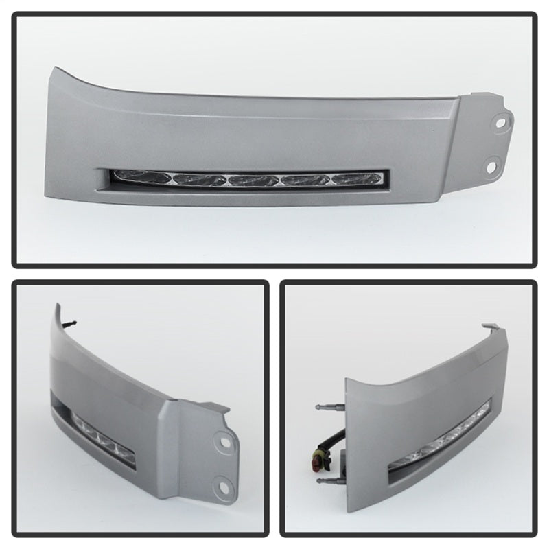 SPYDER 5077738 FITS: Toyota Tundra 07-13 Daytime LED Running Lights wo/switch Silver FL-DRL-TTU07-SIL Daytime Running Lights