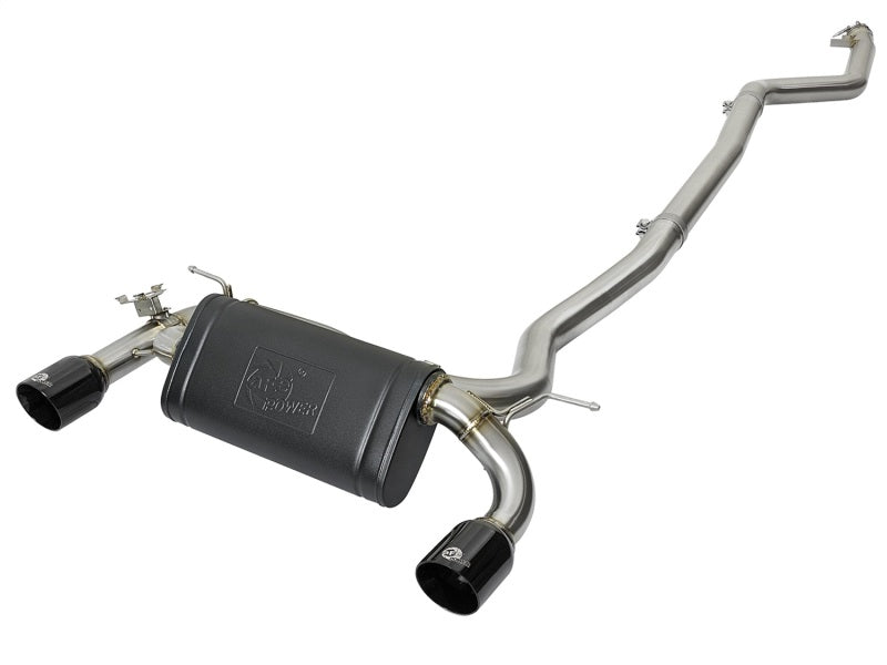 aFe 49-36334-B FITS: MACHForce XP Exhausts Cat-Back SS 16-17 BMW 340i/iX 440i/iX (F3X) L6-3.0L (B58) w/Black Tips Catback