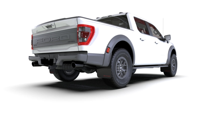 Rally Armor MF73-UR-BLK-MBK FITS: 21-25 Ford F-150 Raptor Gen 3 Black UR Mud Flap w/Metallic Black Logo Mud Flaps