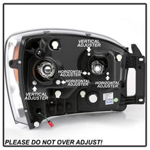 Load image into Gallery viewer, SPYDER 5085306 FITS: Dodge Ram 1500 06-08 V2 Projector Headlights Light Bar DRL Black (PRO-YD-DR06V2-LB-BK) Headlights