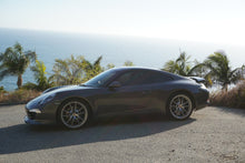 Load image into Gallery viewer, Porsche 991 Carrera Euro GT chin spoiler in polyurethane, front bumper splitter for 2012–2015 models, by BetterBodies Motorsport.