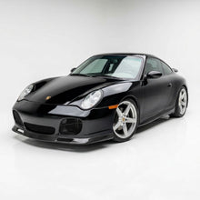 Load image into Gallery viewer, BetterBodies Motorsport Porsche 996 Turbo front lip spoiler for 1999–2004 with racing style design, enhancing the front bumper.